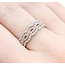 Ring Twisted .65ctw Round Pink/White Diamonds 14kr 6.5mm Sz8 4.1g 225100015