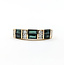 Ring Alternating .24ctw Round Diamonds .72ctw Tourmaline 14ky 5.15mm Sz9 4.06g 225100027