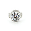 Ring Mid-Century 4.03ct Lab Grown Diamond D VVS2 IGI: LG671416241 .50ctw Diamonds 900pt 4.33g 125100027