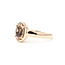 Ring Half-Halo .06ctw Round Diamonds 2.3ct Morganite 14kr 13mm Sz8 5.7g 225100025
