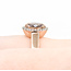 Ring Half-Halo .06ctw Round Diamonds 2.3ct Morganite 14kr 13mm Sz8 5.7g 225100025