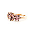 Ring Floral 1.65ctw Pink Tourmaline 14kr 10mm Sz8 5.37g 225100028