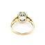 Ring Fantasy .05ctw Round Diamonds 3ct Topaz 14ky 10.15mm Sz8.25 3.2g 225100036