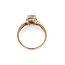 Ring .12ctw Round Diamonds 1ct Morganite 14kr 7.9mm Sz8 2.7g 225100024