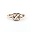 Ring .12ctw Round Diamonds 1ct Morganite 14kr 7.9mm Sz8 2.7g 225100024