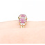 Ring  .05ctw Round Diamonds 1.66ctw Pink Sapphire 14ky 6.75mm Sz8 3.02g 225100040