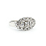 Ring Cluster .82ctw Round Diamonds 14kw 11.5mm Sz8.25 6.17g 225100050