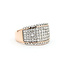 Ring Pave .50ctw Round Diamonds 14kr 11.85mm Sz7 4.8g 225100013