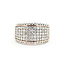 Ring Pave .50ctw Round Diamonds 14kr 11.85mm Sz7 4.8g 225100013