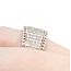 Ring Pave .50ctw Round Diamonds 14kr 11.85mm Sz7 4.8g 225100013