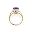 Ring Fantasy 7ct Amethyst 14ky 14mm Sz9 3.92g 225100032