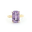Ring Fantasy 7ct Amethyst 14ky 14mm Sz9 3.92g 225100032