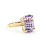 Ring Fantasy 7ct Amethyst 14ky 14mm Sz9 3.92g 225100032