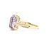 Ring Fantasy 7ct Amethyst 14ky 14mm Sz9 3.92g 225100032
