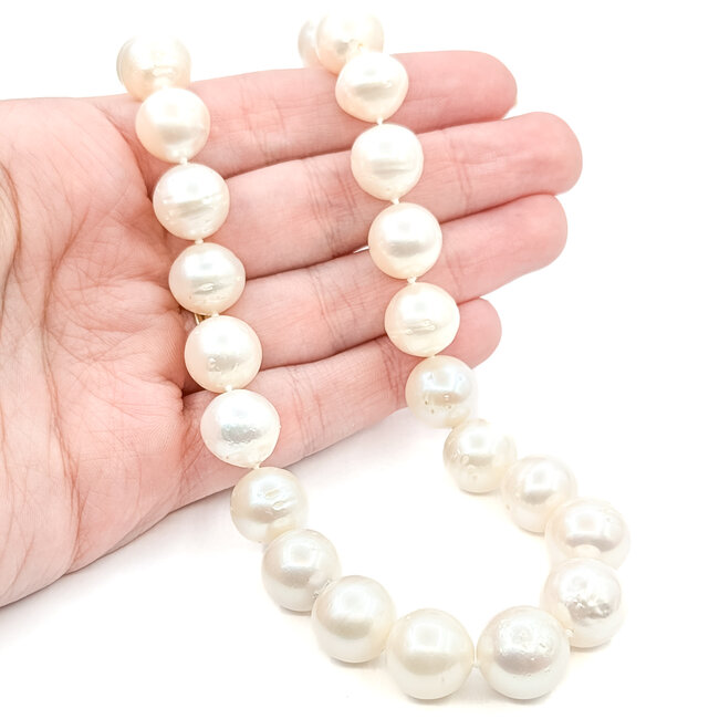 Necklace Strand 11-13mm South Sea Pearl 14kw 18" 87.3g 225100114