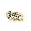 Ring Wedding Set 1ctw Round Diamonds 14ky 11mm Sz5 8.98g 225100059