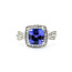 Ring Twisted .13ctw Round Diamonds 2.18ct Tanzanite 14kw 11.35mm Sz10 4.1g 225100018