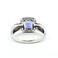 Ring Twisted .13ctw Round Diamonds 2.18ct Tanzanite 14kw 11.35mm Sz10 4.1g 225100018