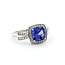 Ring Twisted .13ctw Round Diamonds 2.18ct Tanzanite 14kw 11.35mm Sz10 4.1g 225100018