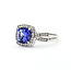 Ring Twisted .13ctw Round Diamonds 2.18ct Tanzanite 14kw 11.35mm Sz10 4.1g 225100018