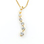 Pendant Journey Graduated .50ctw Round Diamonds 14ky 18" 1x.1" 3.00g 125100030