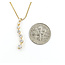 Pendant Journey Graduated .50ctw Round Diamonds 14ky 18" 1x.1" 3.00g 125100030