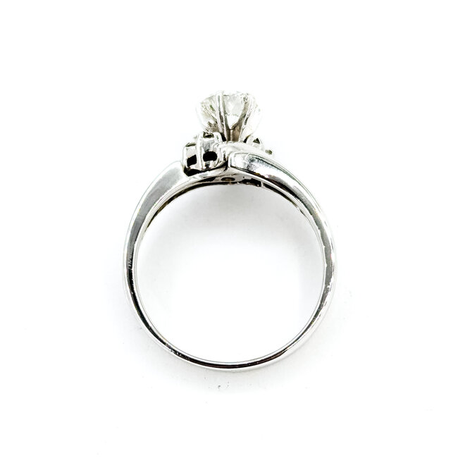 Ring Engagement .50ctw Round Diamonds 14kw 4mm Sz5.5 3.64g 125100055