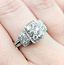 Ring Cluster .85ctw Round Diamonds 14kw 10.4mm Sz8 4.3g 225100016
