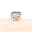 Ring Cluster .85ctw Round Diamonds 14kw 10.4mm Sz8 4.3g 225100016