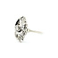 Ring Asymmetrical 0.17ctw Round Diamond 14kw 18mm Sz6.75 4g 225100051
