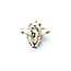 Ring Asymmetrical 0.17ctw Round Diamond 14kw 18mm Sz6.75 4g 225100051