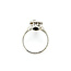 Ring Asymmetrical 0.17ctw Round Diamond 14kw 18mm Sz6.75 4g 225100051