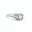 Ring Engagement 0.3ct European Cut Diamond 18kw 7.3mm Sz8 2.22g 225100055