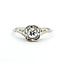 Ring Engagement 0.3ct European Cut Diamond 18kw 7.3mm Sz8 2.22g 225100055
