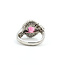 Ring Bypass 0.87ctw Round & Baguette Diamonds 1.85ct Reddish Pink Tourmaline Platinum 14mm Sz5 8.15g 225100142