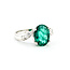Ring Bypass 0.13ctw Round Diamonds 2.51ct Emerald 18kw 2.4mm Sz6.5 3.26g 225100143
