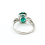 Ring Bypass 0.13ctw Round Diamonds 2.51ct Emerald 18kw 2.4mm Sz6.5 3.26g 225100143