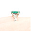 Ring Bypass 0.13ctw Round Diamonds 2.51ct Emerald 18kw 2.4mm Sz6.5 3.26g 225100143