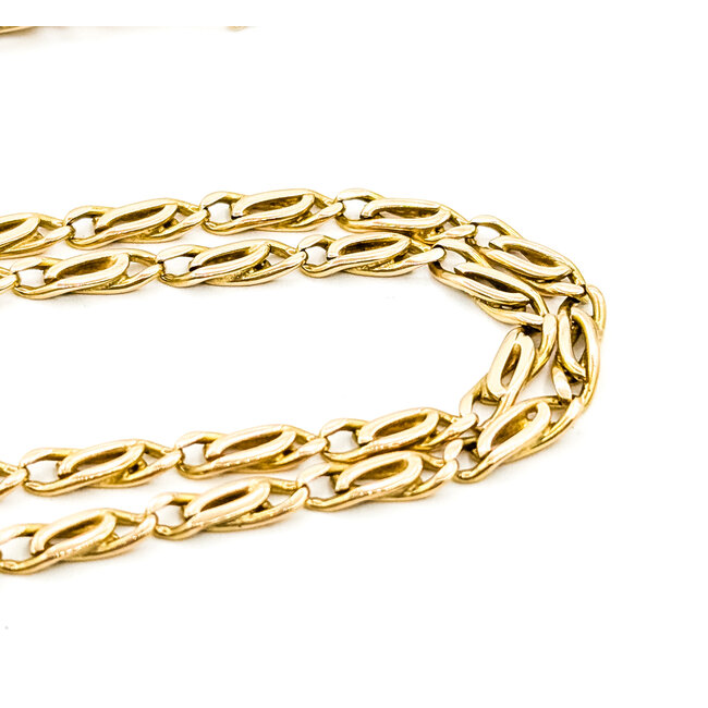 Necklace Fancy Twist 14ky 3mm 22" 14g 225102003