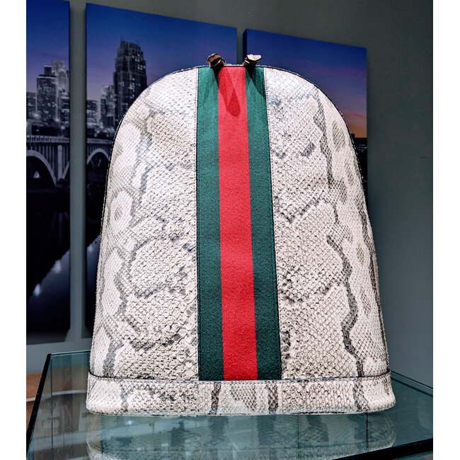 Backpack Gucci Python Animalier Vintage Web 125115001