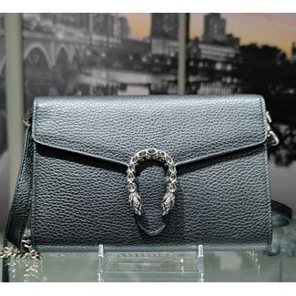 Handbag Gucci Dionysus Mini Black Leather 125115004