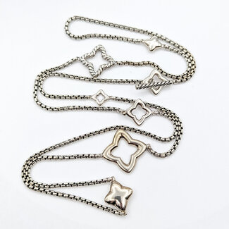 Necklace Box Link David Yurman Toggle Clasp Sterling 2.5mm 36" 41.38g 125102015