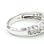 Ring Cluster .40ctw Round/Princess Diamonds 14kw 7mm Sz7 3.8g 125110001