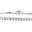 Bracelet Tennis 3ctw Round Diamonds 14kw 3mm 6.5" 9.12g 125110002