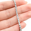 Bracelet Tennis 3ctw Round Diamonds 14kw 3mm 6.5" 9.12g 125110002