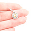 Pendant .37ct Princess Diamond .64ctw Diamonds 14kw 22x9.5mm 2.1g 125110004