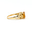 Ring Solitaire Filigree 1.4ct Citrine 10ky 9mm Sz8 2.5g 125110006