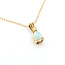 Pendant Solitaire Opal 14ky 11mm 18" 1.2g 125110010