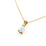 Pendant Solitaire Opal 14ky 11mm 18" 1.2g 125110010