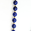 Necklace Alternating Beaded 8mm Lapis 14ky 19.3mm 3.2g 125110012